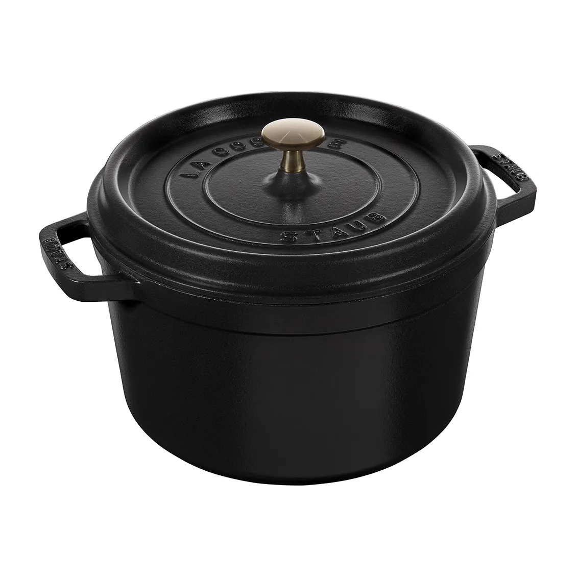 캐서롤 원형 하이(high) 접시 4.8 L, Mattblack STAUB | 스타우브