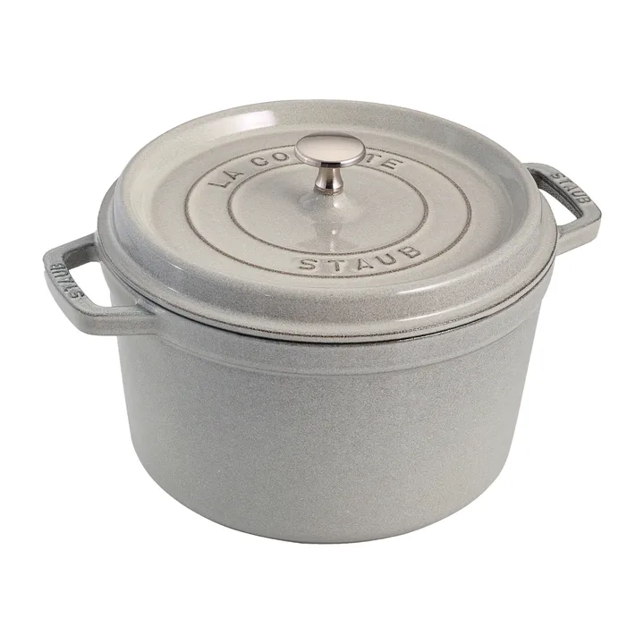캐서롤 원형 하이(high) 접시 4.8 L - White Truffle - STAUB | 스타우브