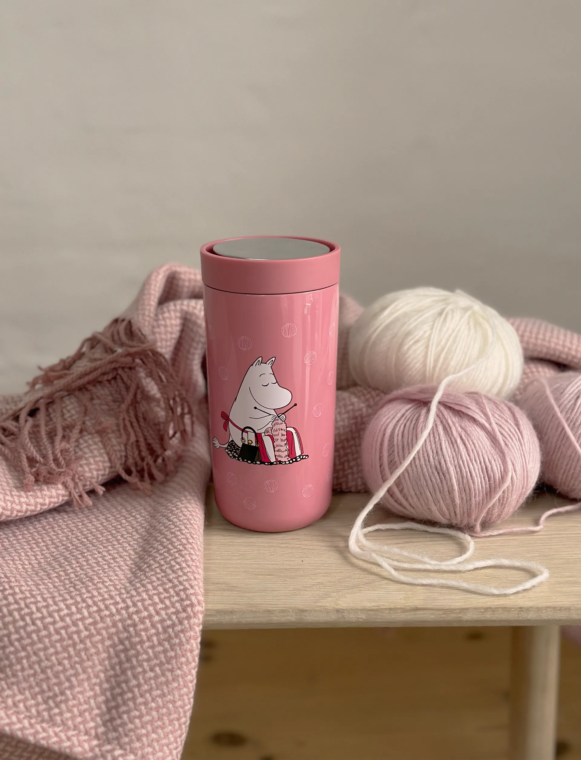 투 고 클릭 무민 머그 0.2 L, Moomin knitting Stelton | 스텔톤