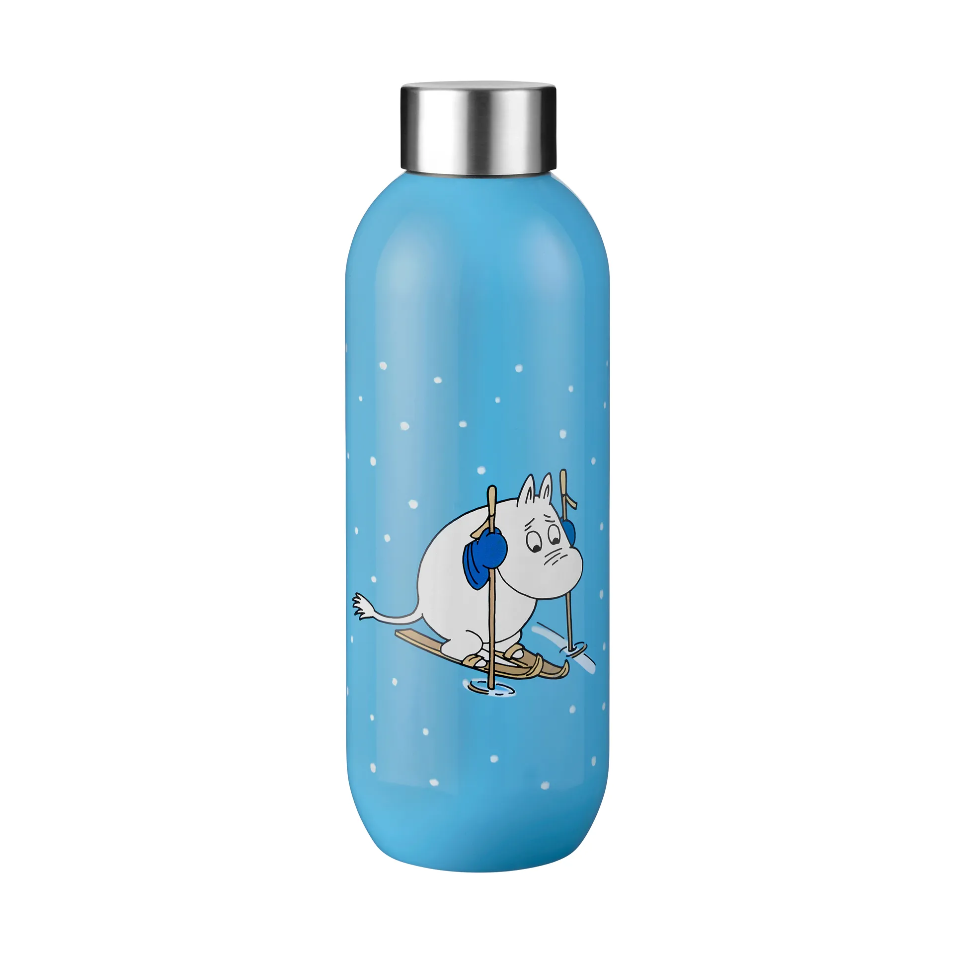 킵 쿨 무민 보온병 0.6 l, Moomin skiing Stelton | 스텔톤