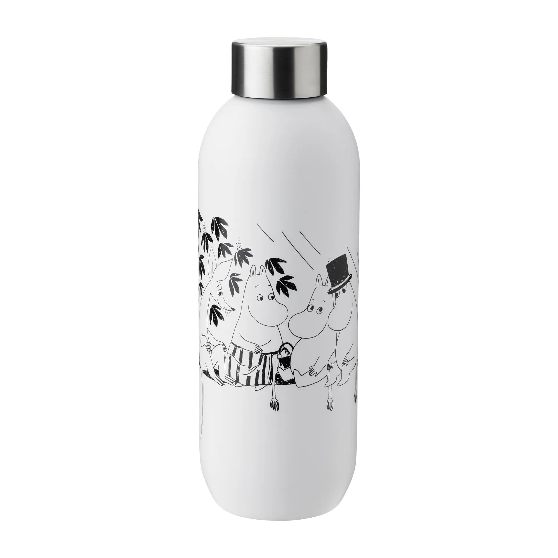 킵 쿨 무민 보틀 0.75 l, Soft white-black Stelton | 스텔톤