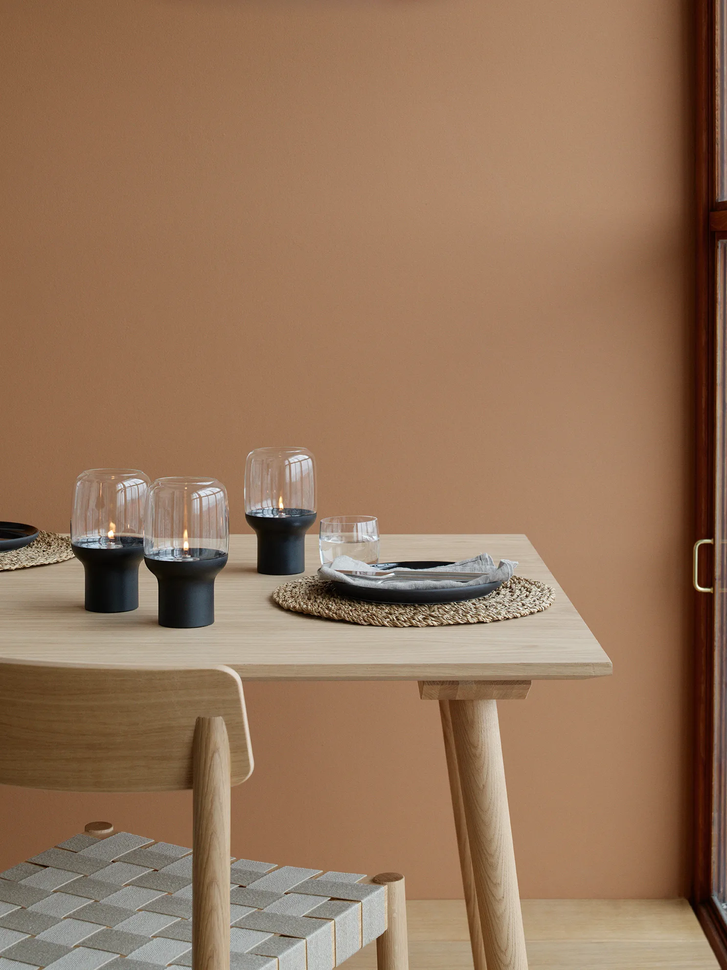 후프 허리케인 캔들홀더 Ø10 cm, Black Stelton | 스텔톤