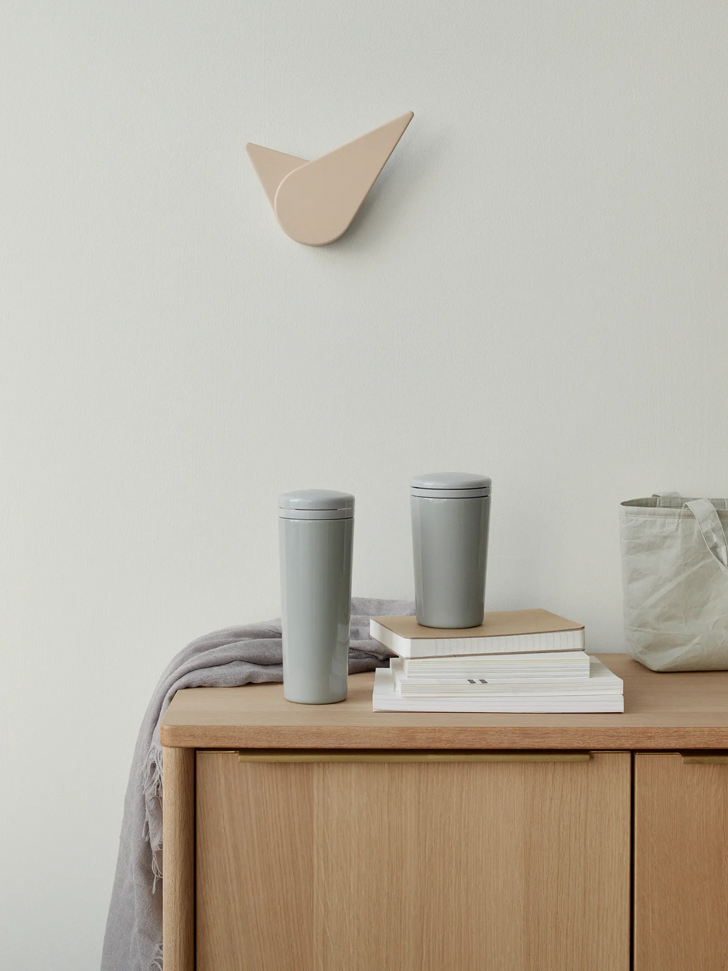 버디 벽 시계 19.5 cm, Powder Stelton | 스텔톤