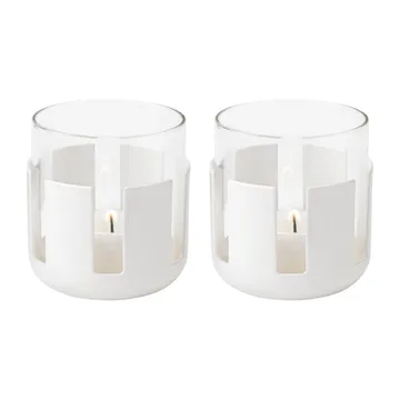 루나 캔들홀더 2개 세트 - Soft white - Stelton | 스텔톤