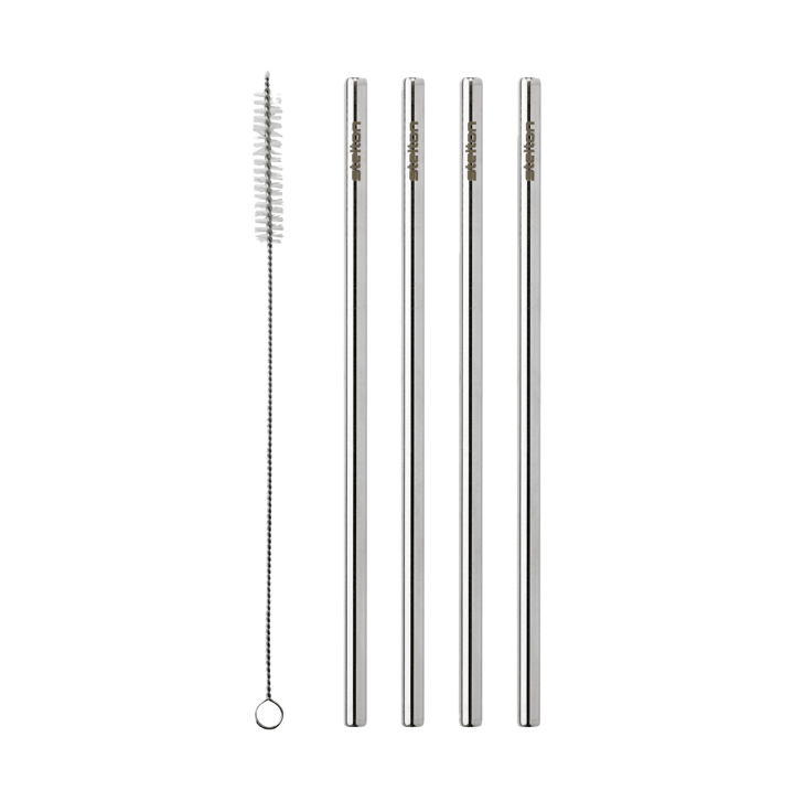 스텔톤 재사용 빨대 4개 세트 - Steel - Stelton | 스텔톤