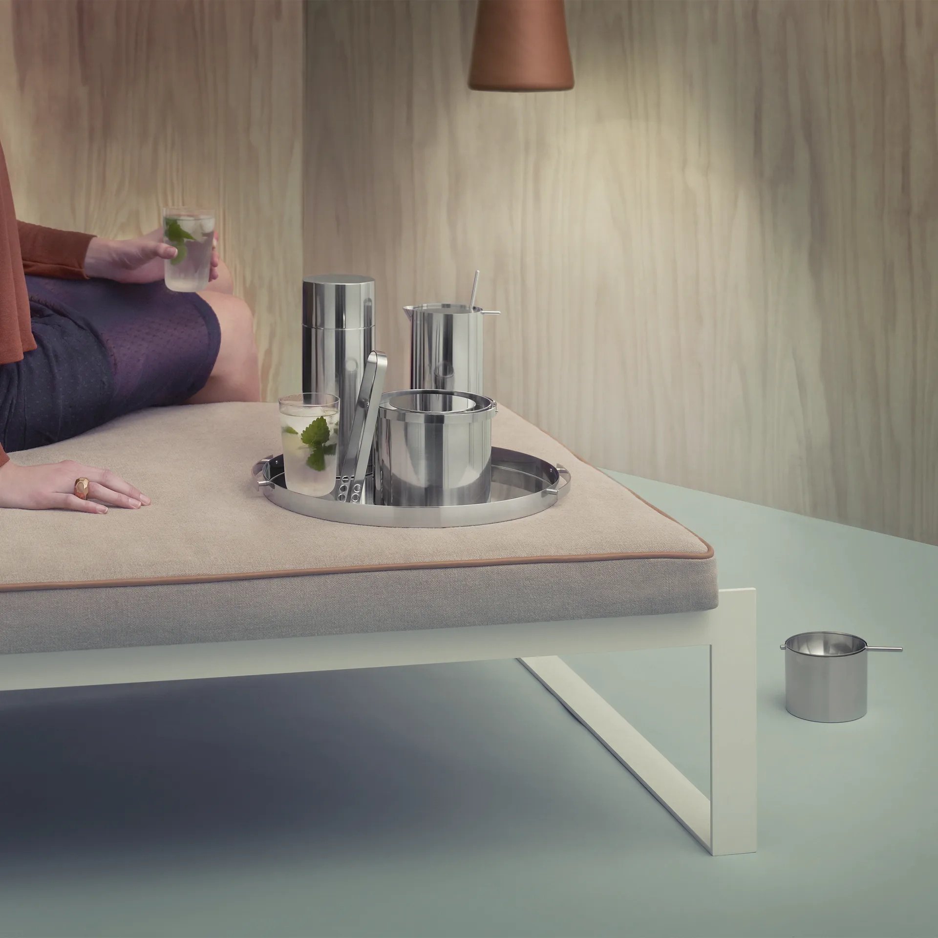 AJ 실린더 라인 칵테일 셰이커 0.75 l, Stainless steel Stelton | 스텔톤