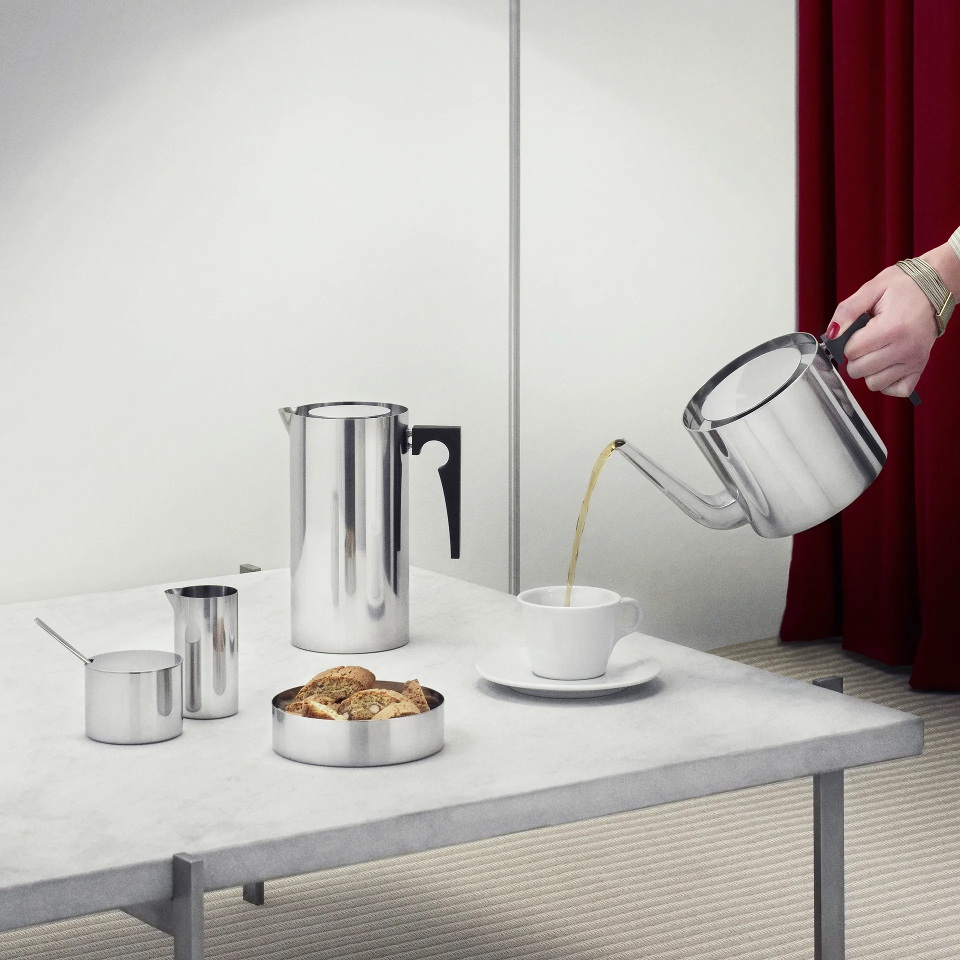 AJ 실린더 라인 커피 프레스 1 l, Stainless steel Stelton | 스텔톤