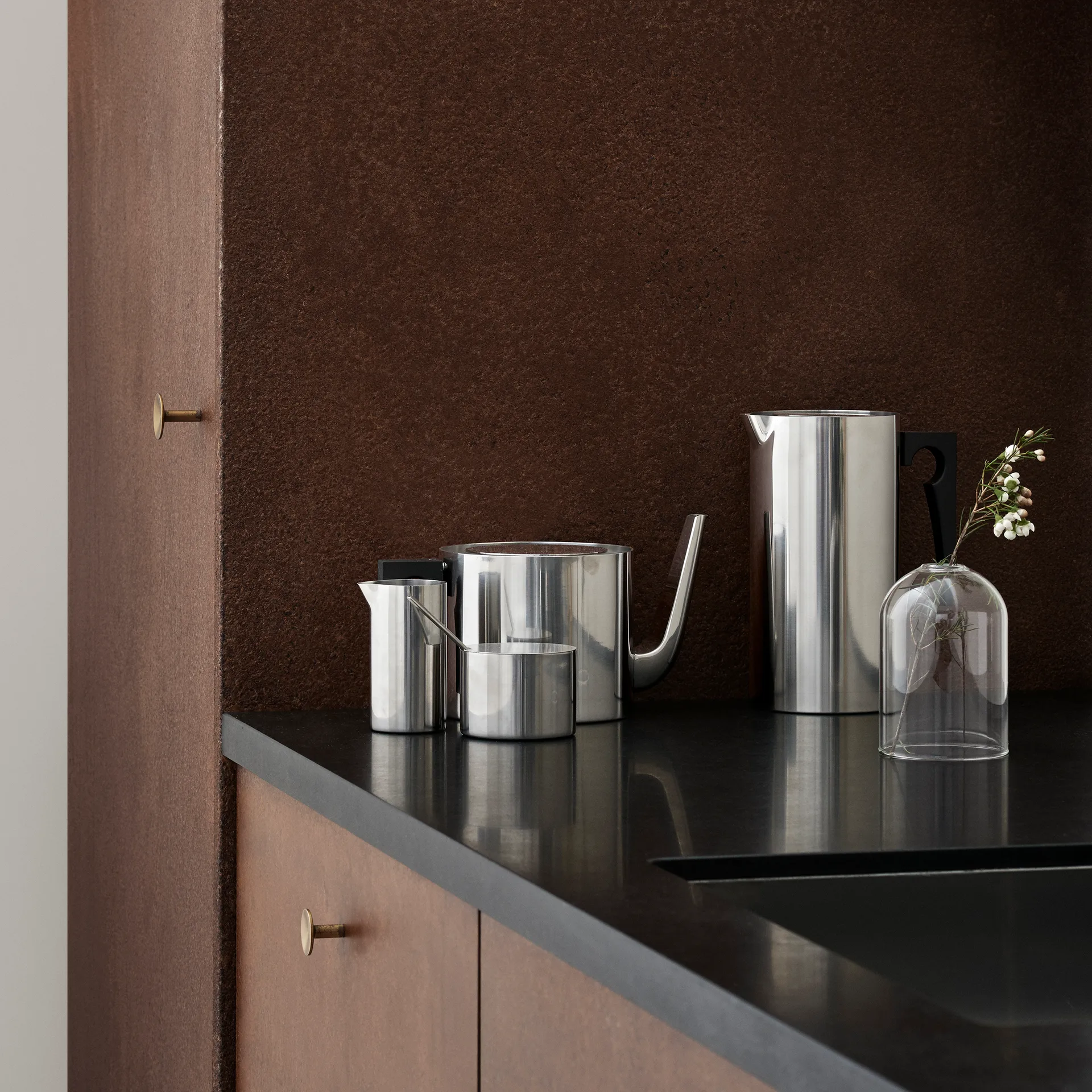 AJ 실린더 라인 크림 저그 15 cl, Stainless steel Stelton | 스텔톤