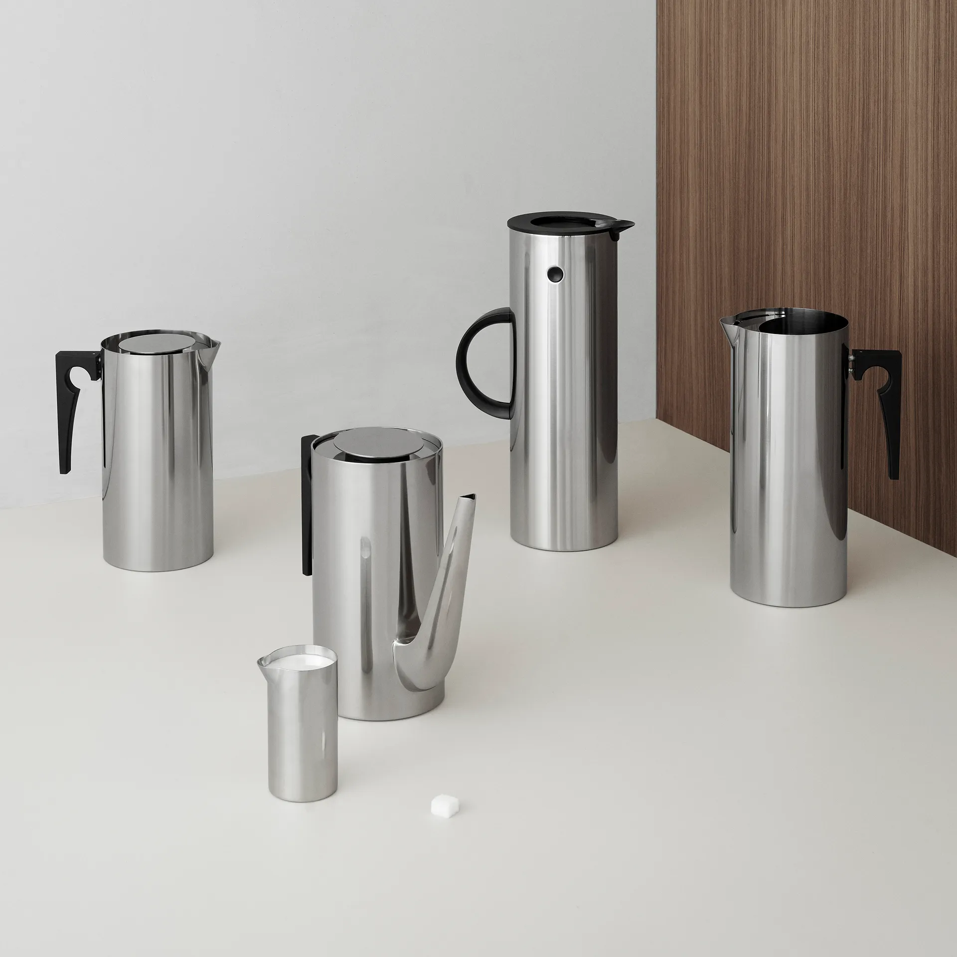 AJ 실린더 라인 크림 저그 15 cl, Stainless steel Stelton | 스텔톤
