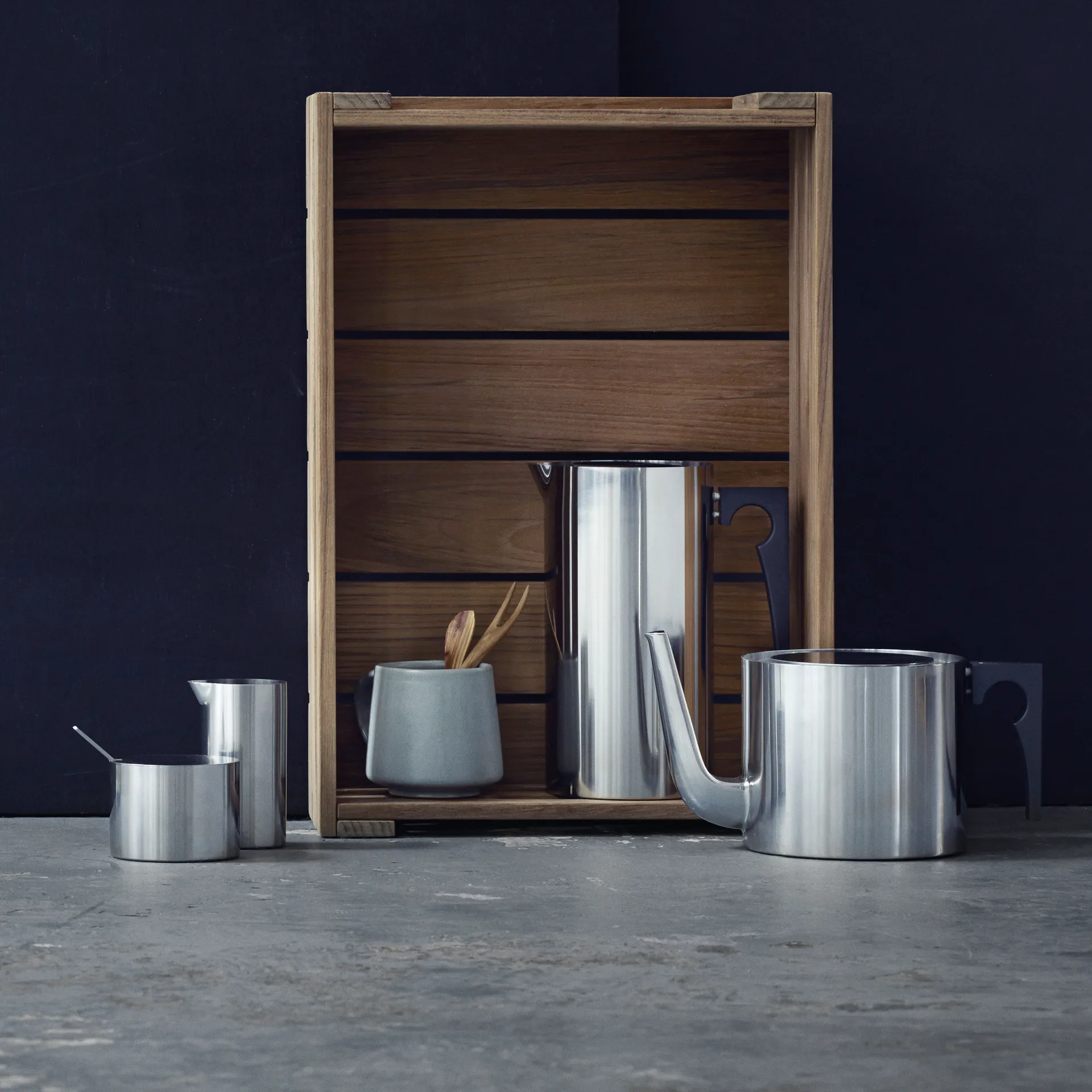 AJ 실린더 라인 크림 저그 15 cl, Stainless steel Stelton | 스텔톤