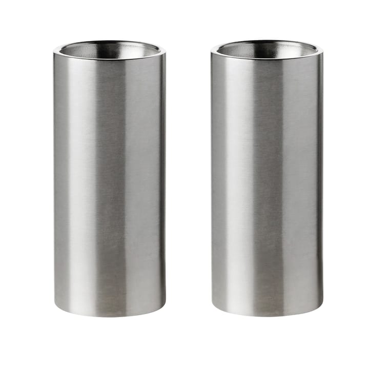 AJ 실린더 라인 솔트 앤 페퍼 세트 - Stainless steel - Stelton | 스텔톤