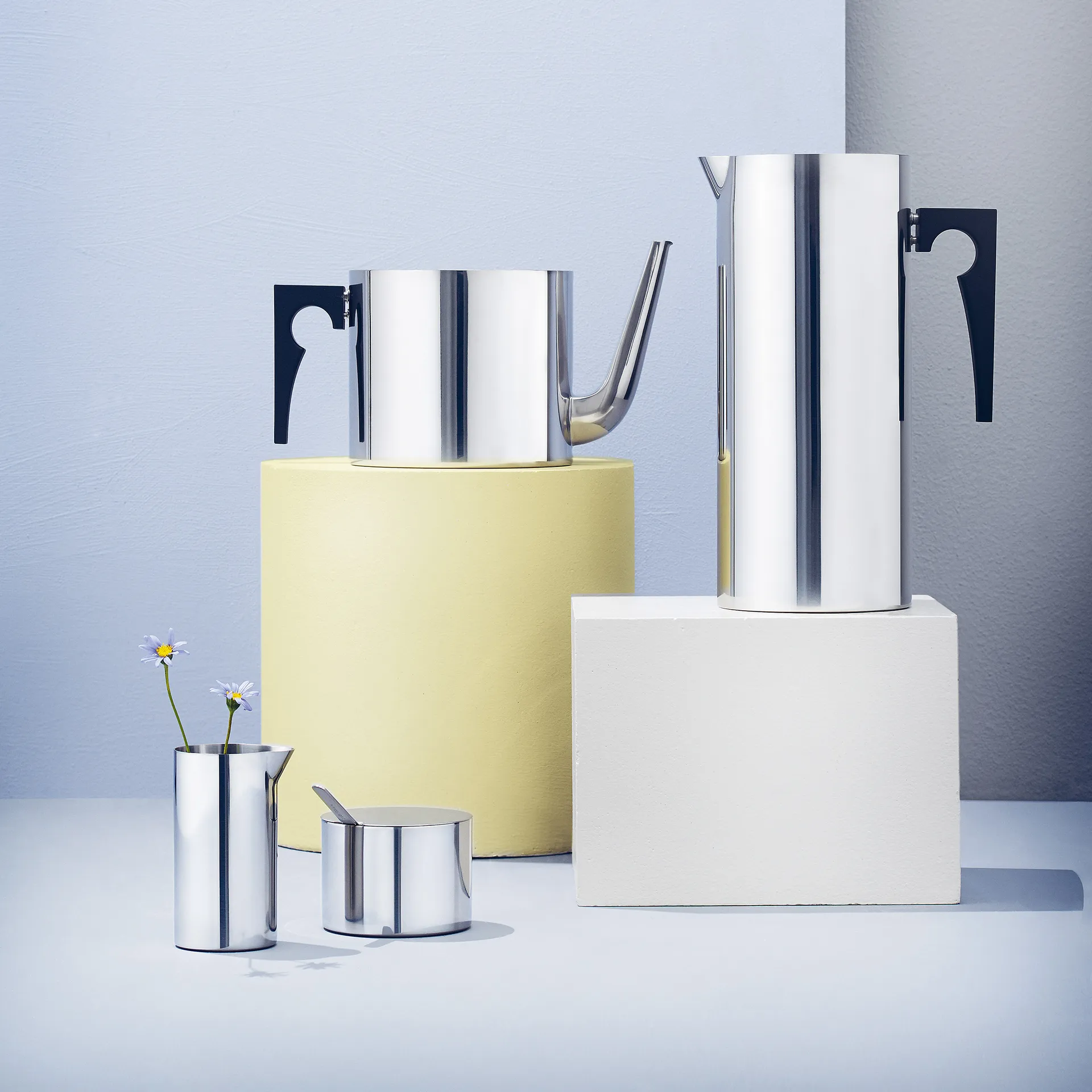 AJ 실린더 라인 슈가 보울, Stainless steel Stelton | 스텔톤