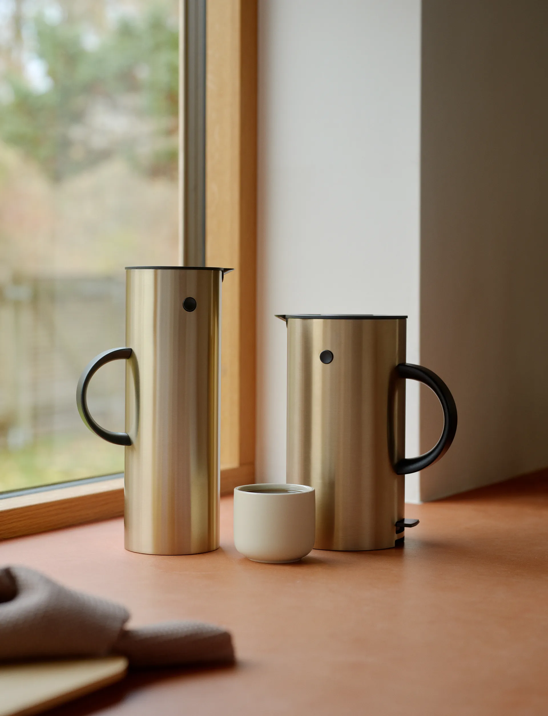 EM77 전기 주전자 (EU) 1.5 L, Brushed Brass Stelton | 스텔톤