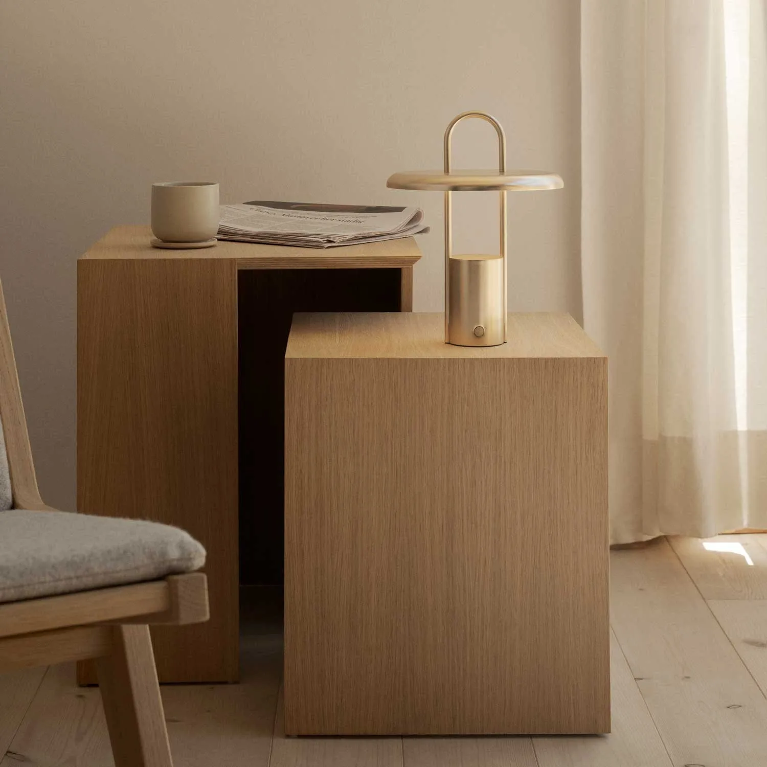 Pier 무선 LED 조명 25 cm, Brass Stelton | 스텔톤