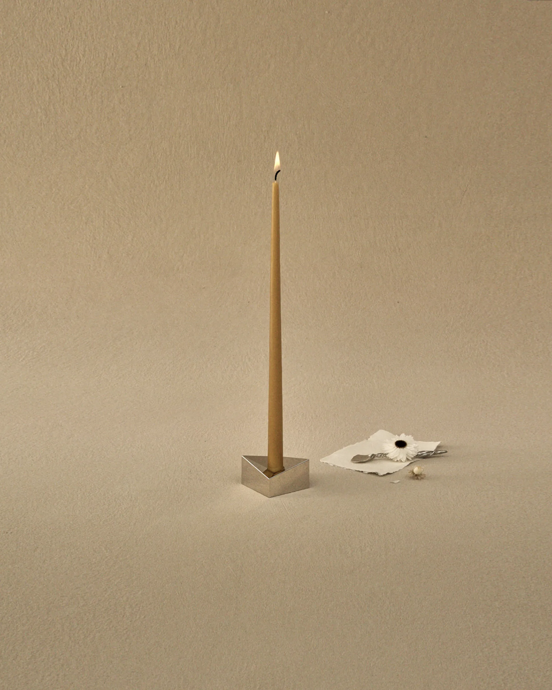 스토프 나겔 리플렉트 캔들 홀더 스몰 2.7 cm, Chrome Stoff | 스토프