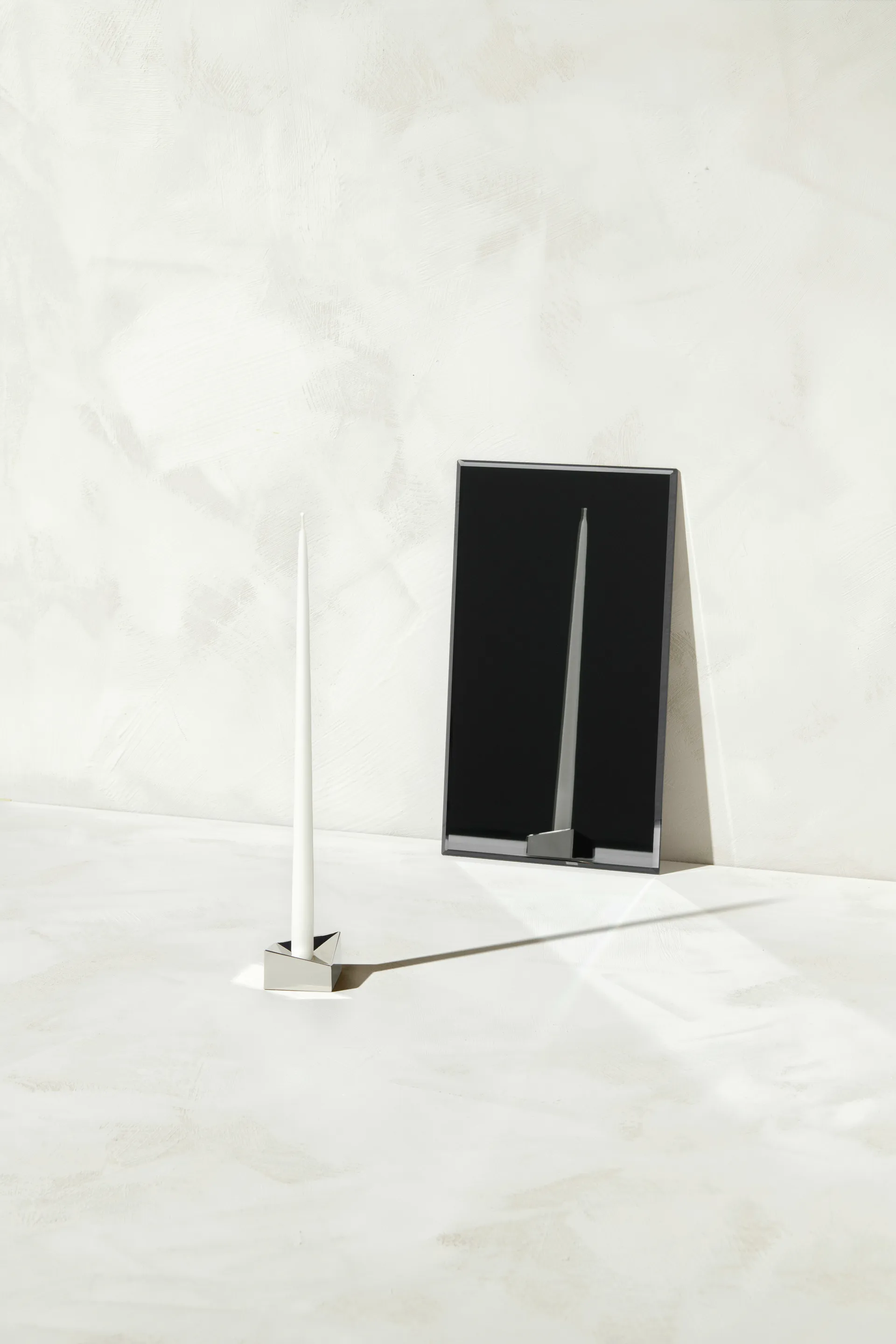 스토프 나겔 리플렉트 캔들 홀더 스몰 2.7 cm, Chrome Stoff | 스토프