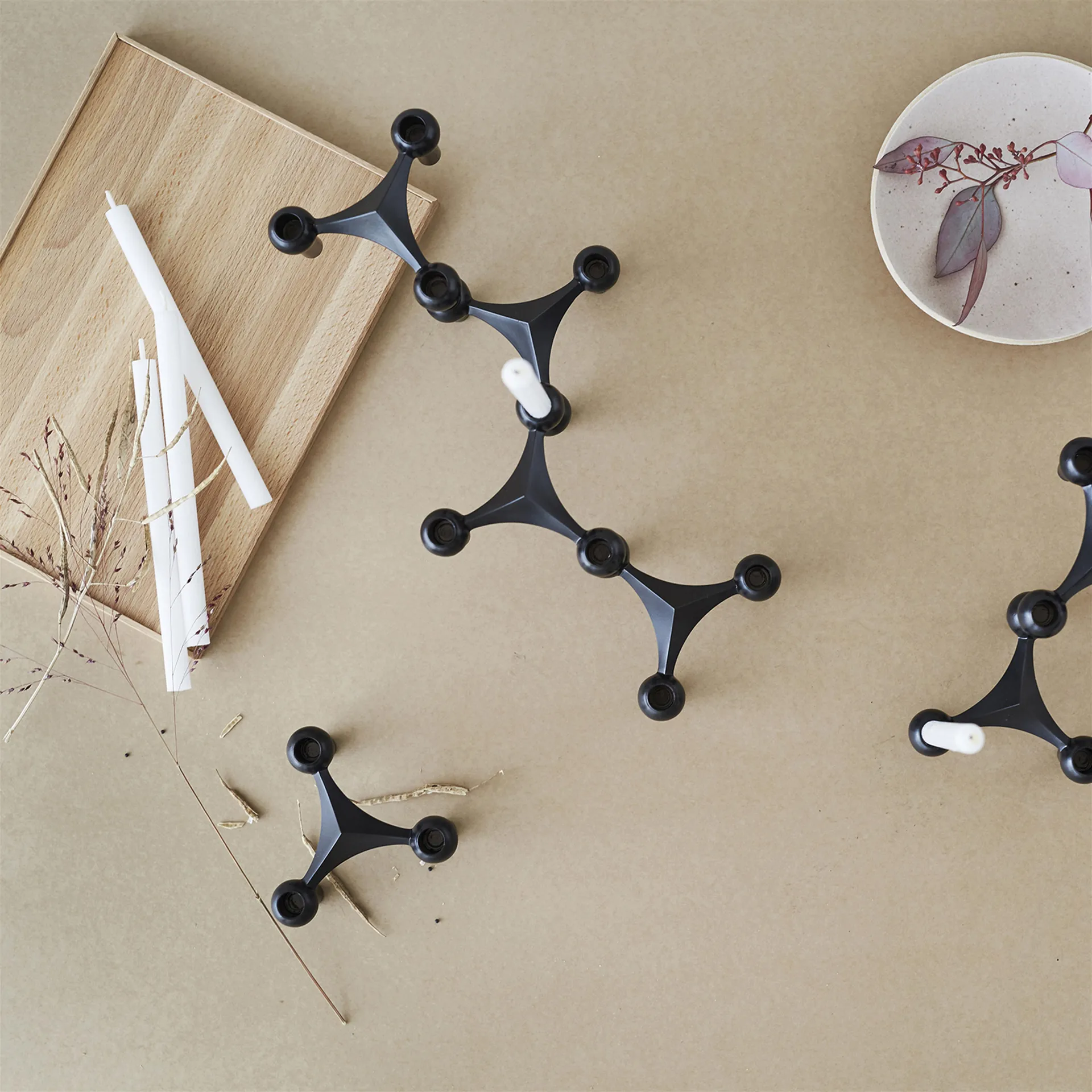 스토프 나겔 캔들 스틱 3개 세트, black Stoff | 스토프