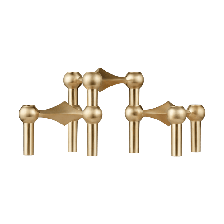 스토프 나겔 캔들 스틱 3개 세트 - Brushed brass - Stoff | 스토프