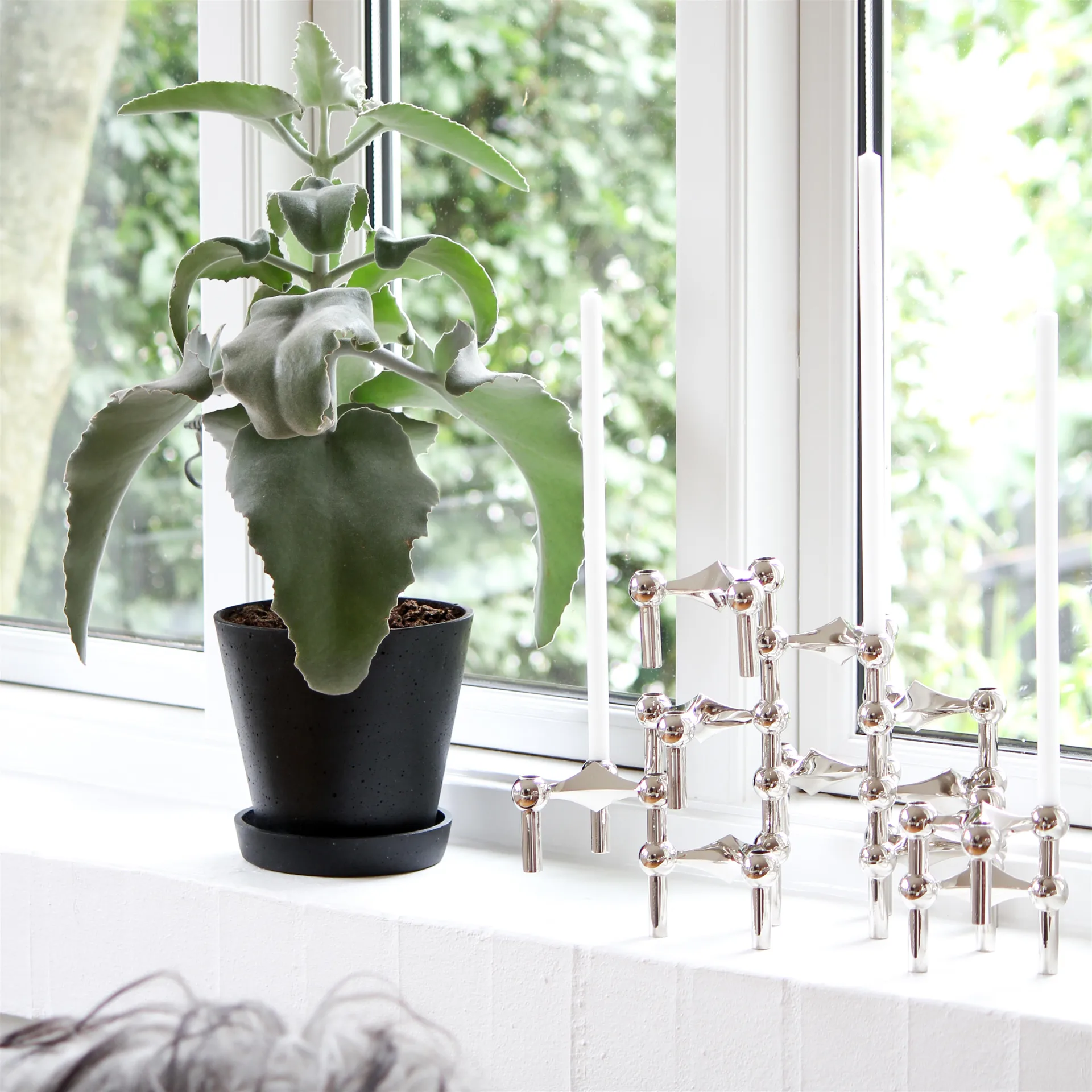 스토프 나겔 캔들 스틱 3개 세트, chromium Stoff | 스토프