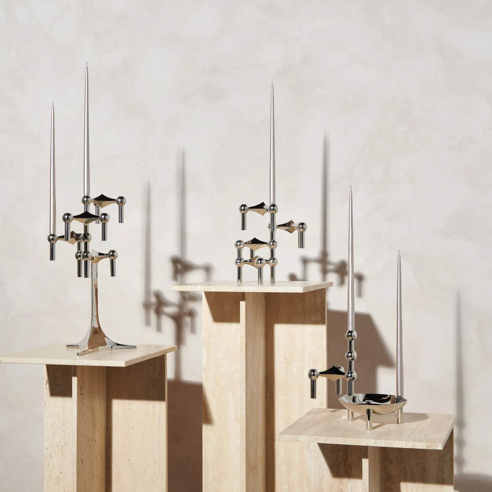 스토프 에스터 앤 에릭 테이퍼드 캔들 6개 세트, Champagne Stoff | 스토프