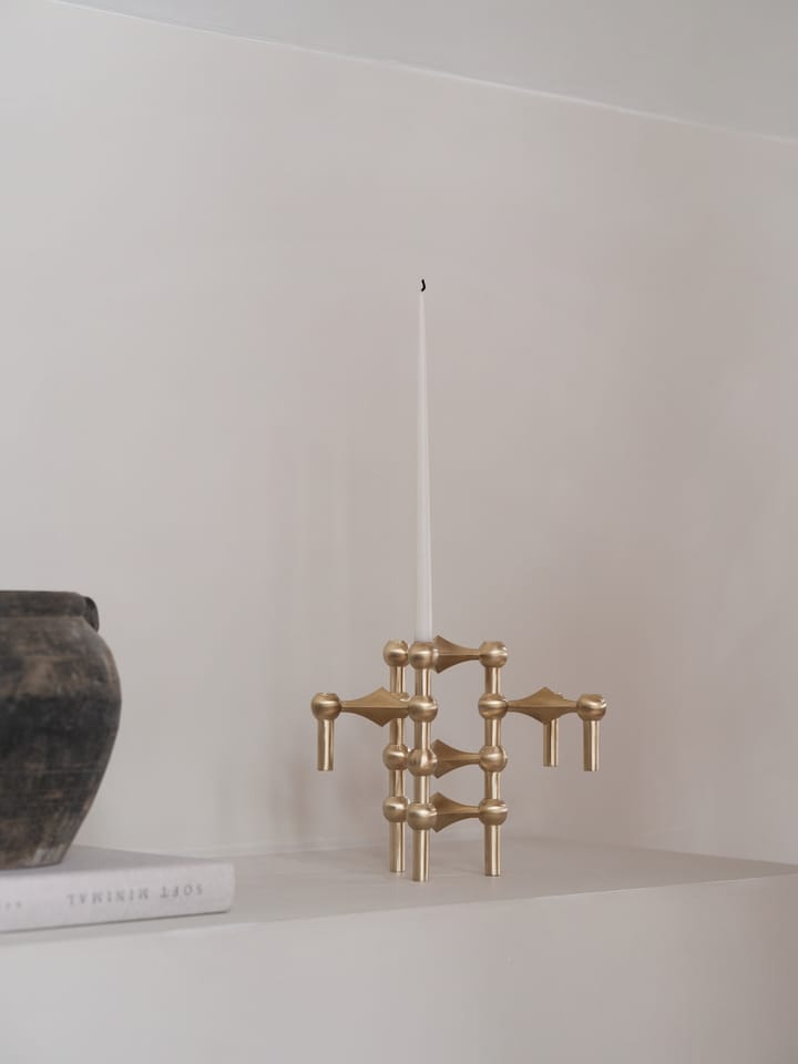 나겔 캔들 홀더, Brushed brass Stoff | 스토프