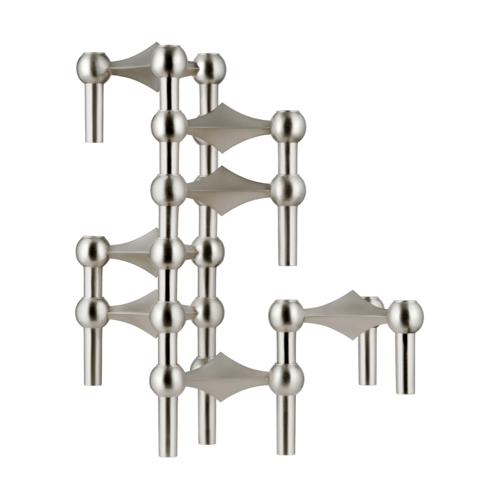 나겔 캔들 홀더, Brushed chrome Stoff | 스토프