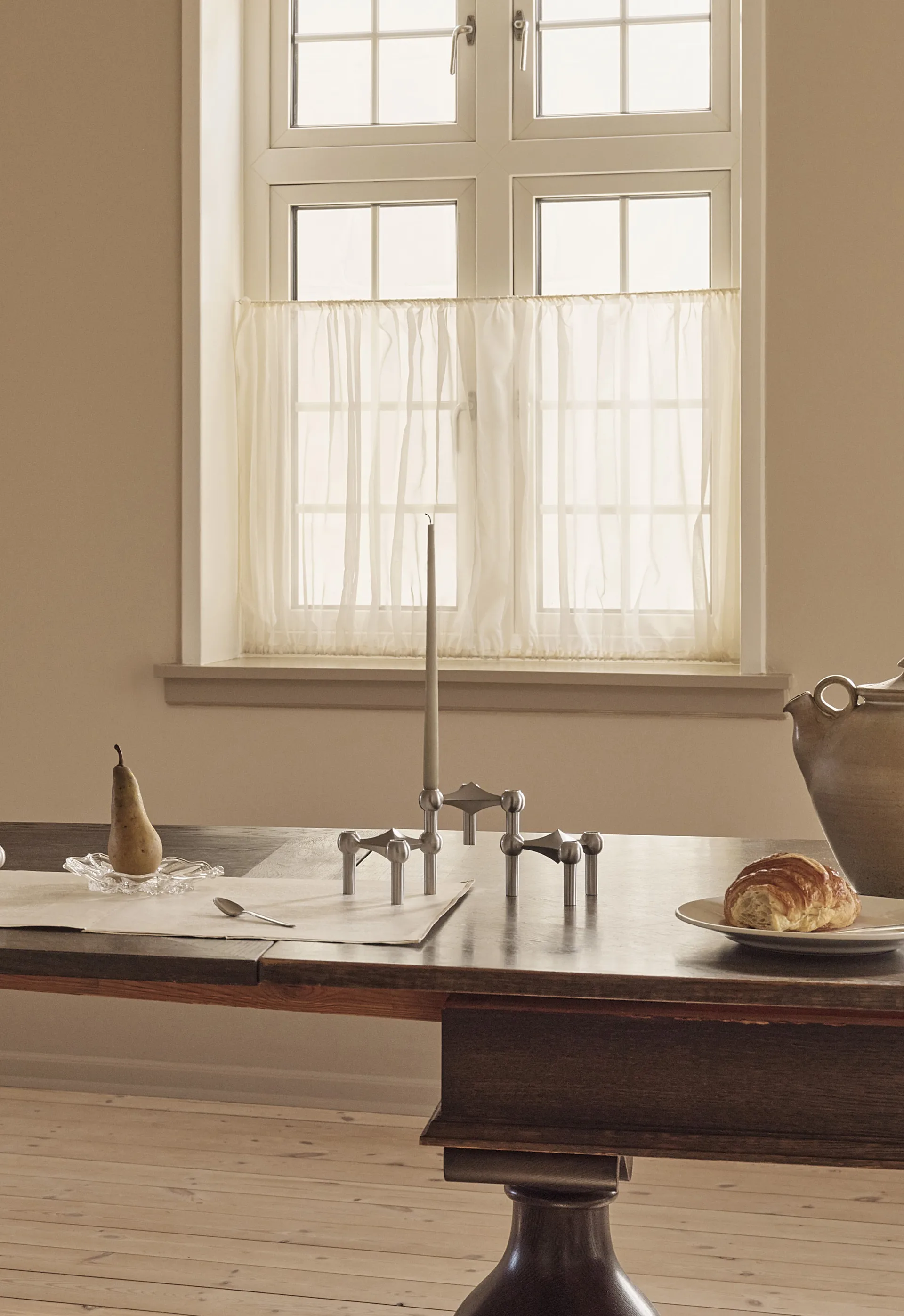 나겔 캔들 홀더, Brushed chrome Stoff | 스토프