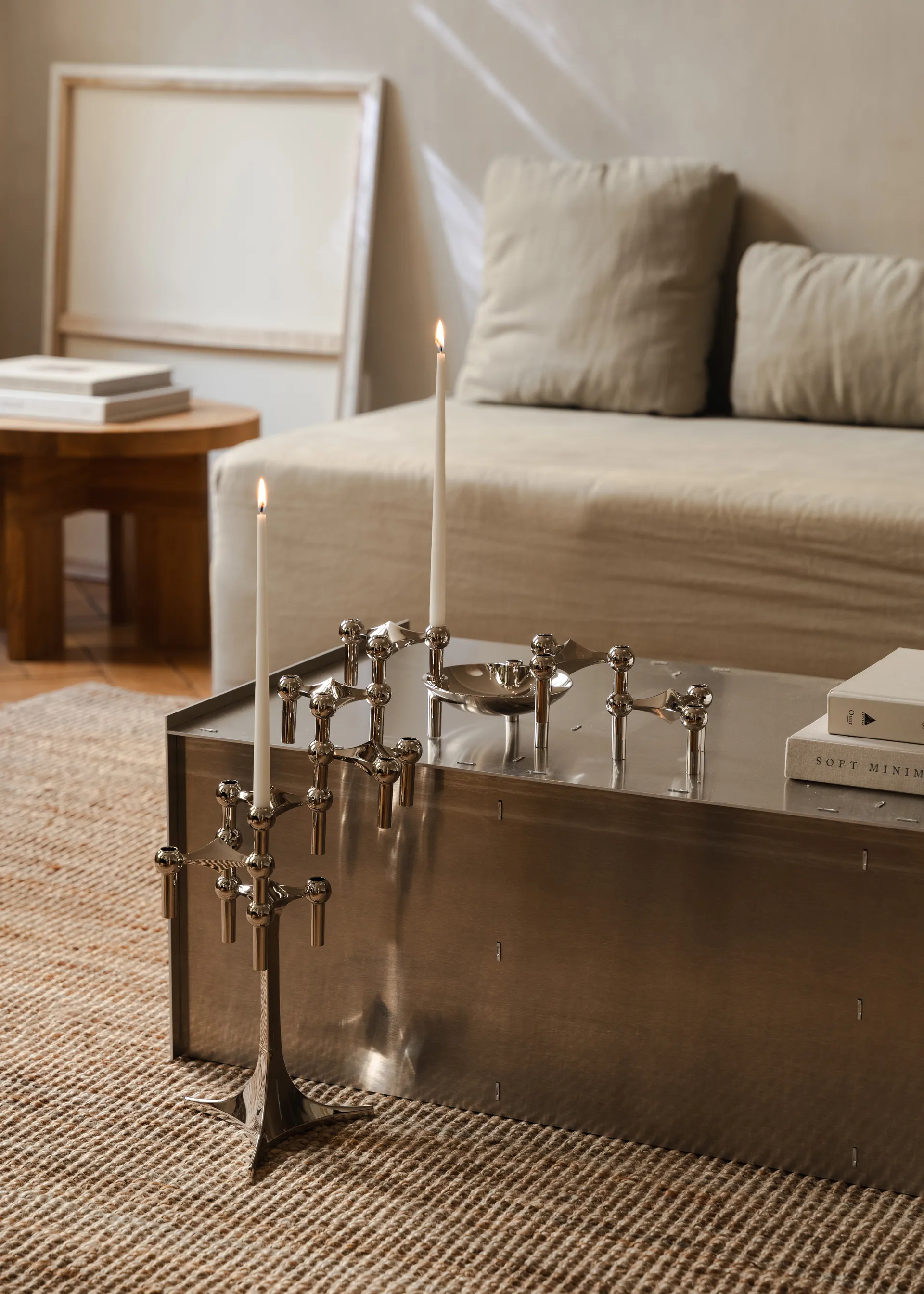 스토프 나겔 캔들홀더 스탠드, Chrome Stoff | 스토프