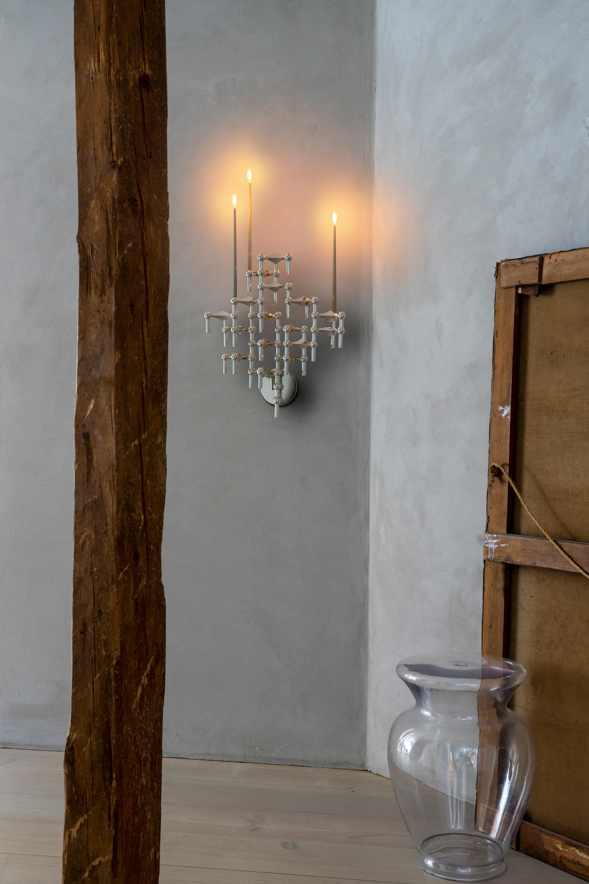 스토프 나겔 캔들 스틱 벽걸이형, Chrome Stoff | 스토프