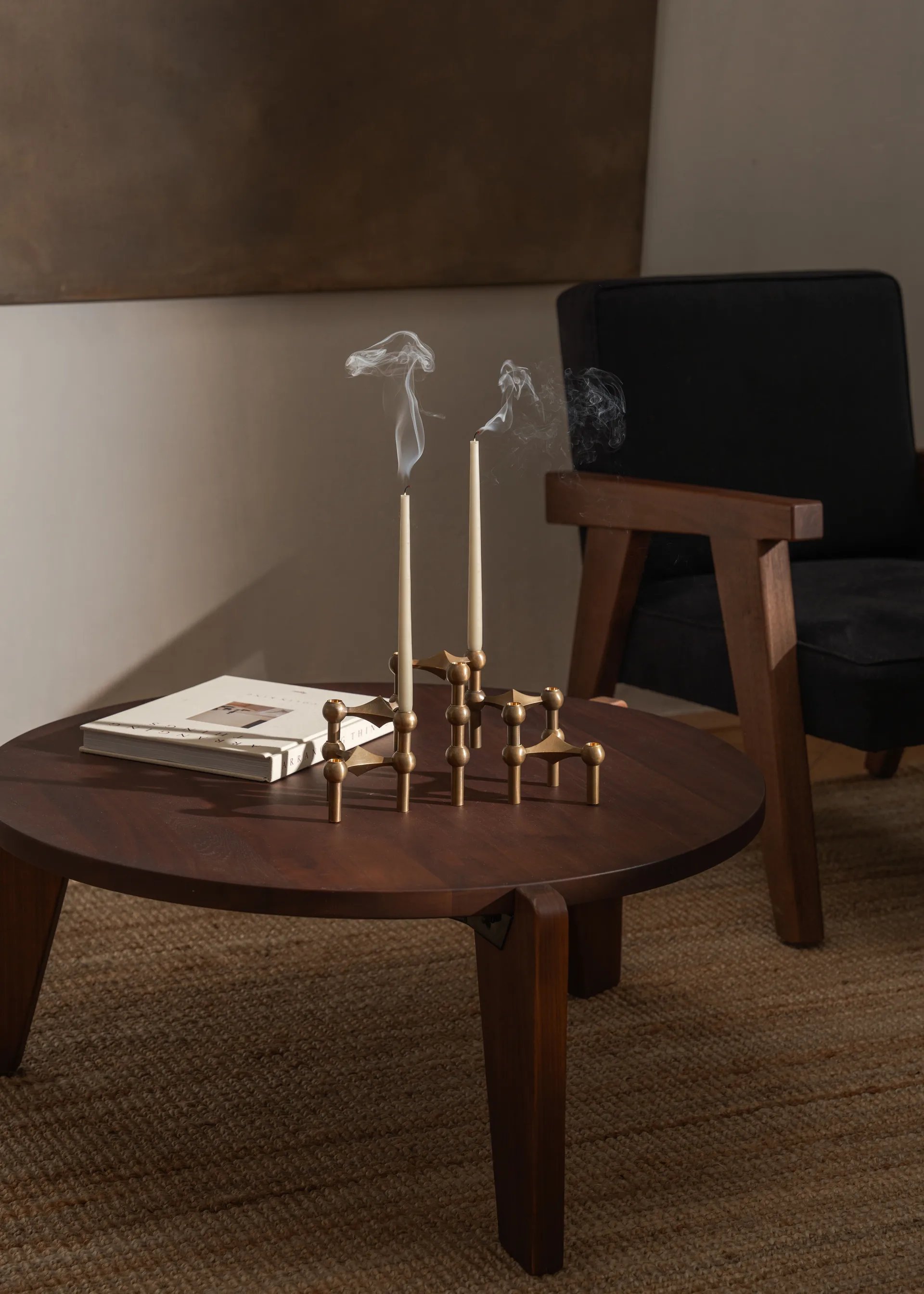 스토프 Ester & Erik 앤틱 캔들 라지 4개 세트, Off-white Stoff | 스토프