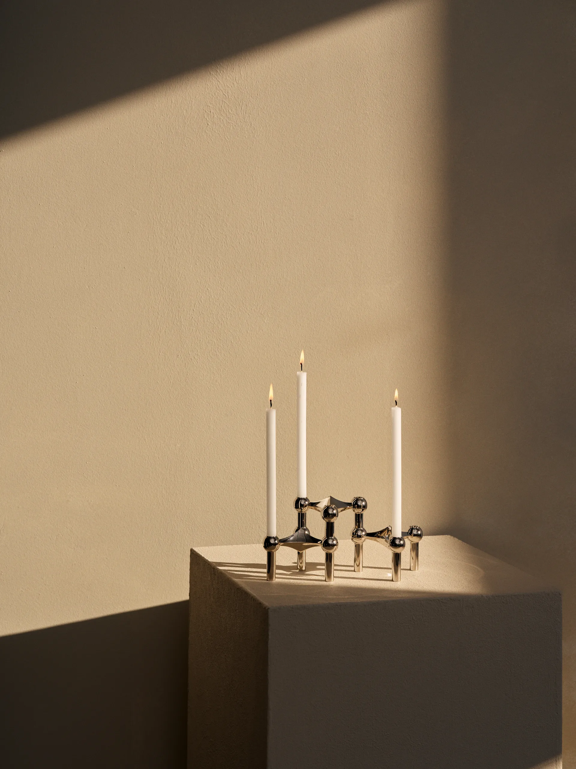 나겔 캔들 12개 세트, white STOFF Nagel