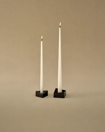 스토프 나겔 리플렉트 캔들 홀더 스몰 2.7 cm - Black chrome - STOFF Nagel