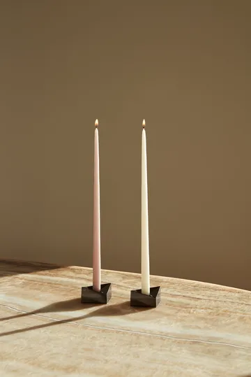 스토프 나겔 리플렉트 캔들 홀더 스몰 2.7 cm - Black chrome - STOFF Nagel