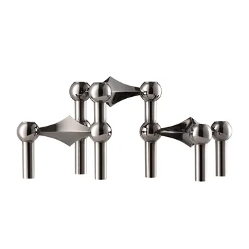 스토프 나겔 캔들 스틱 3개 세트 - Black chrome - STOFF Nagel