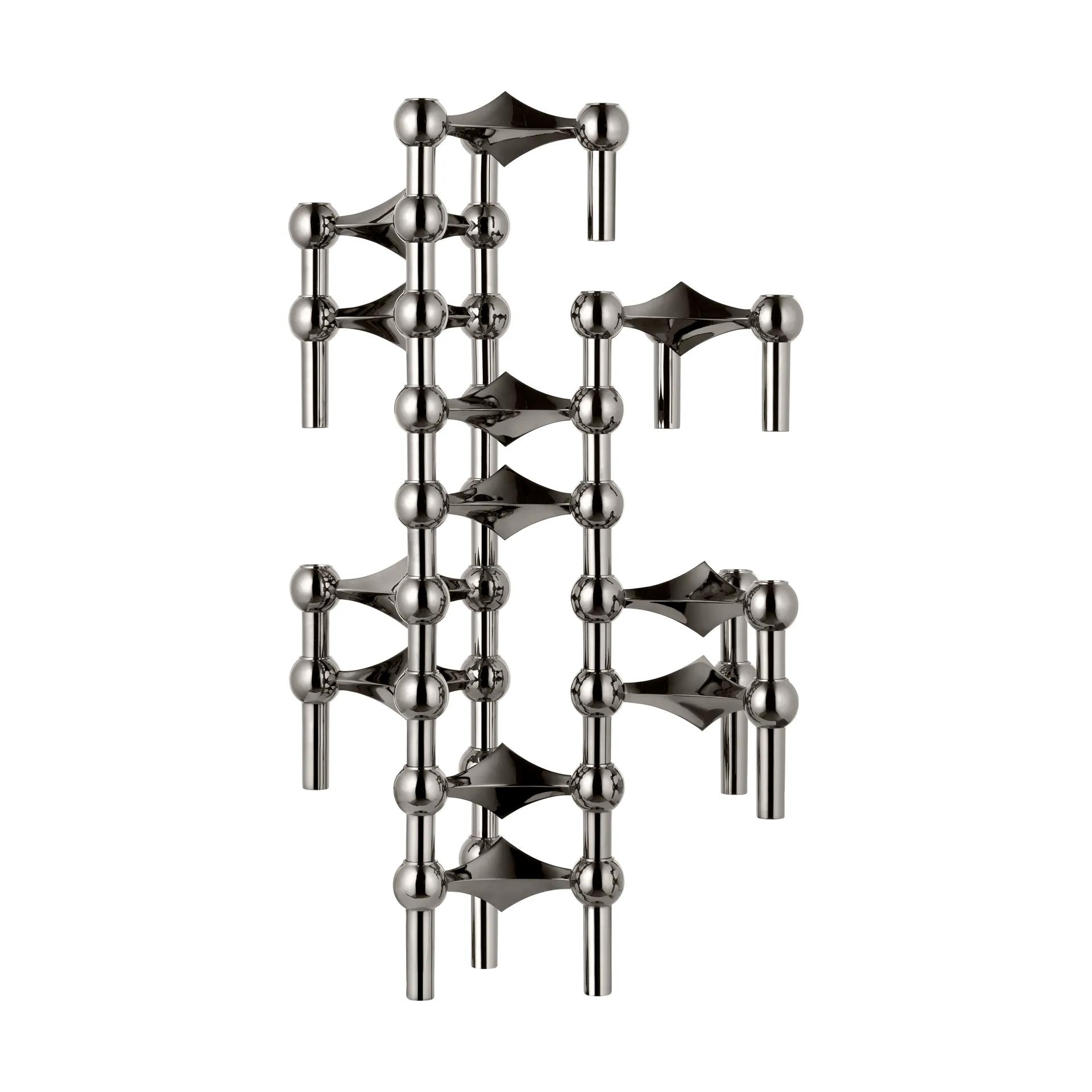 스토프 나겔 캔들 스틱 3개 세트, Black chrome STOFF Nagel