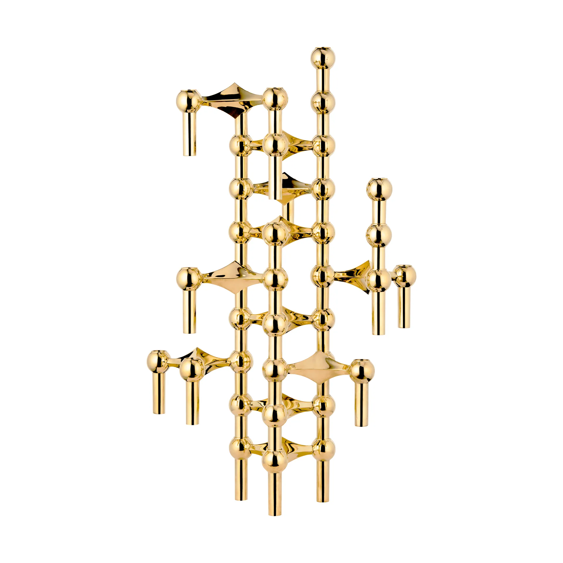스토프 나겔 캔들 스틱 3개 세트, brass STOFF Nagel