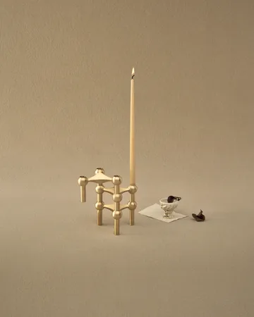 스토프 나겔 캔들 스틱 3개 세트 - Brushed brass - STOFF Nagel