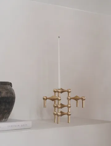 스토프 나겔 캔들 스틱 3개 세트 - Brushed brass - STOFF Nagel