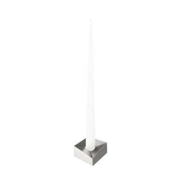 스토프 나겔 리플렉트 캔들 홀더 라지 3.2 cm - Brushed chrome - STOFF Nagel
