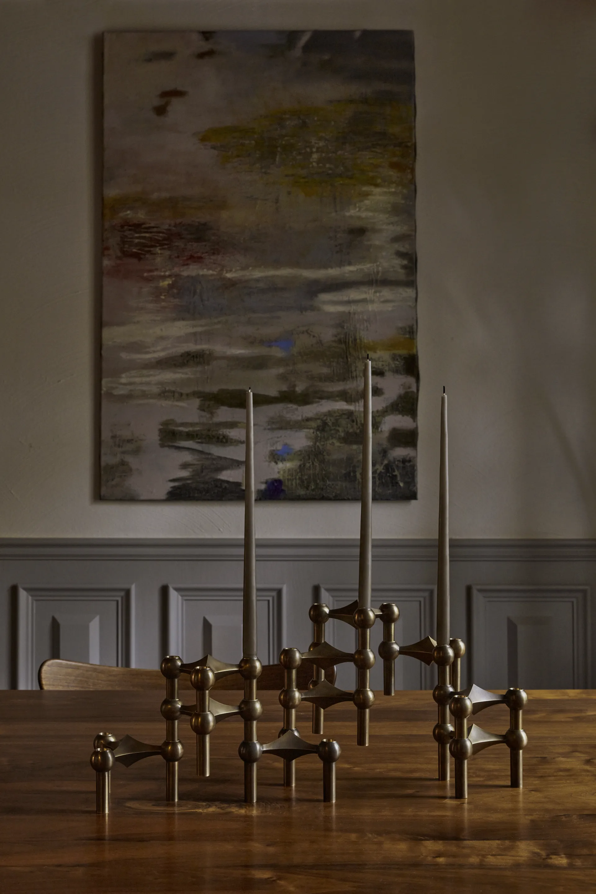 스토프 에스터 앤 에릭 테이퍼드 캔들 6개 세트, Artichoke STOFF Nagel