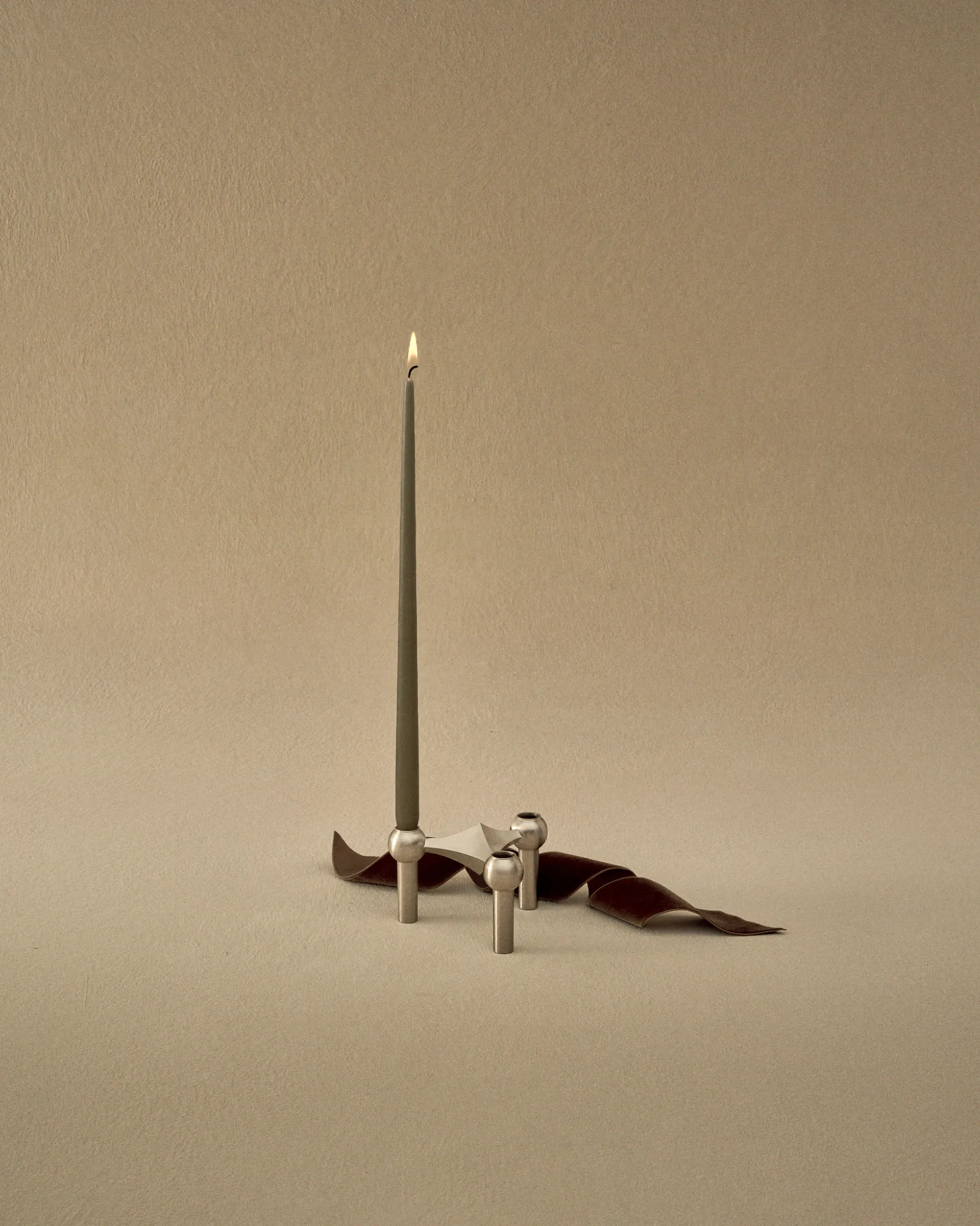 스토프 에스터 앤 에릭 테이퍼드 캔들 6개 세트, Dusty green STOFF Nagel