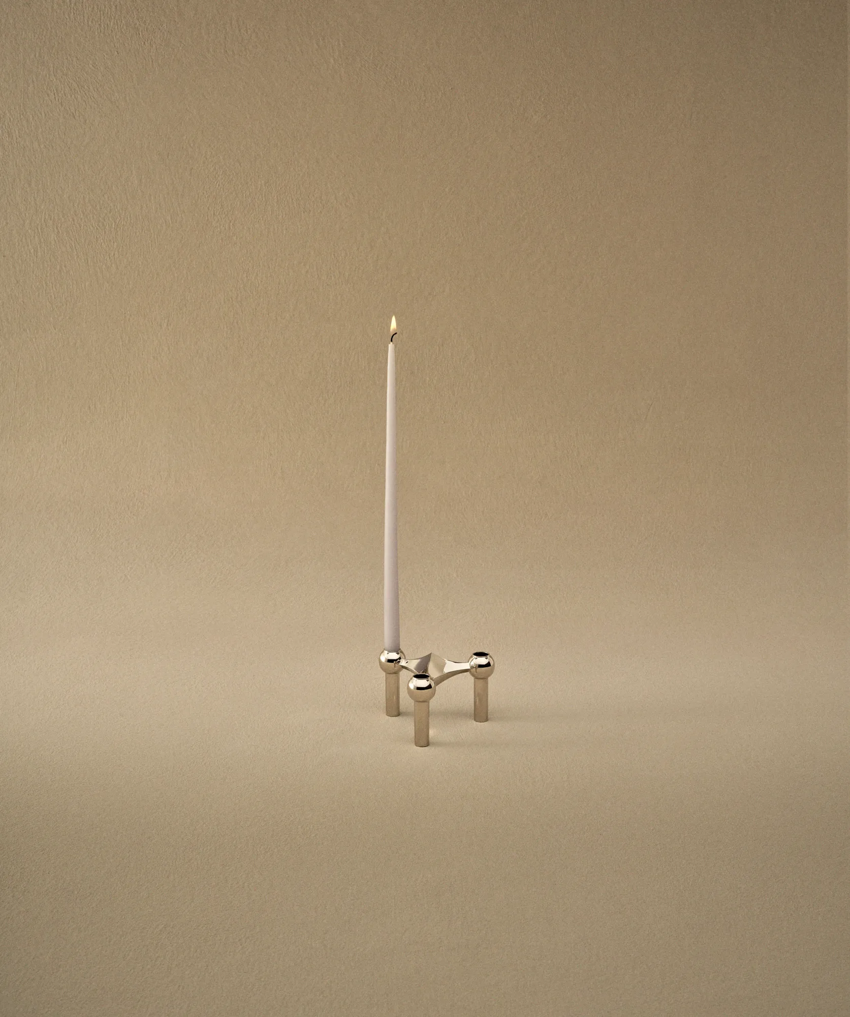 스토프 에스터 앤 에릭 테이퍼드 캔들 6개 세트, Light lavender STOFF Nagel