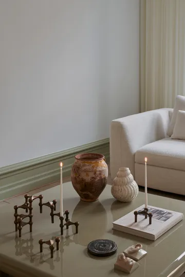 스토프 에스터 앤 에릭 테이퍼드 캔들 6개 세트 - Off-white - STOFF Nagel