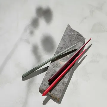 스토프 에스터 앤 에릭 테이퍼드 캔들 6개 세트 - Red - STOFF Nagel