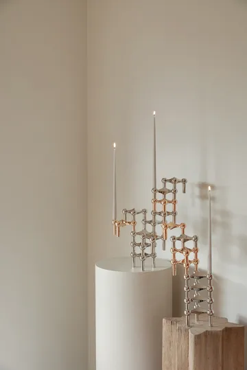 스토프 에스터 앤 에릭 테이퍼드 캔들 6개 세트 - sand - STOFF Nagel