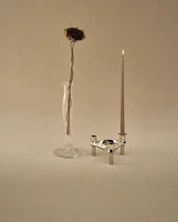 스토프 에스터 앤 에릭 테이퍼드 캔들 6개 세트 - Soft brown - STOFF Nagel