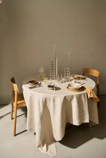 스토프 에스터 앤 에릭 테이퍼드 캔들 6개 세트 - Soft brown - STOFF Nagel