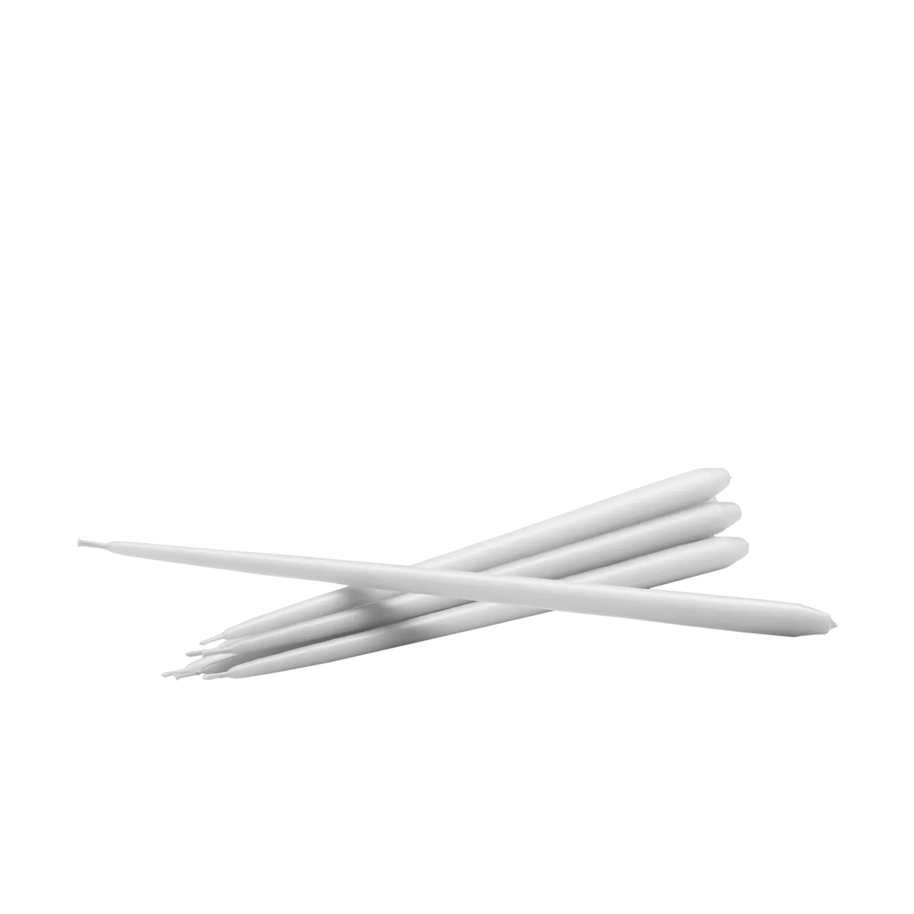 스토프 에스터 앤 에릭 테이퍼드 캔들 6개 세트, White STOFF Nagel