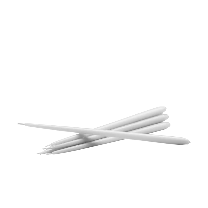 스토프 에스터 앤 에릭 테이퍼드 캔들 6개 세트 - White - STOFF Nagel