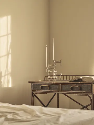 스토프 에스터 앤 에릭 테이퍼드 캔들 6개 세트 - White - STOFF Nagel